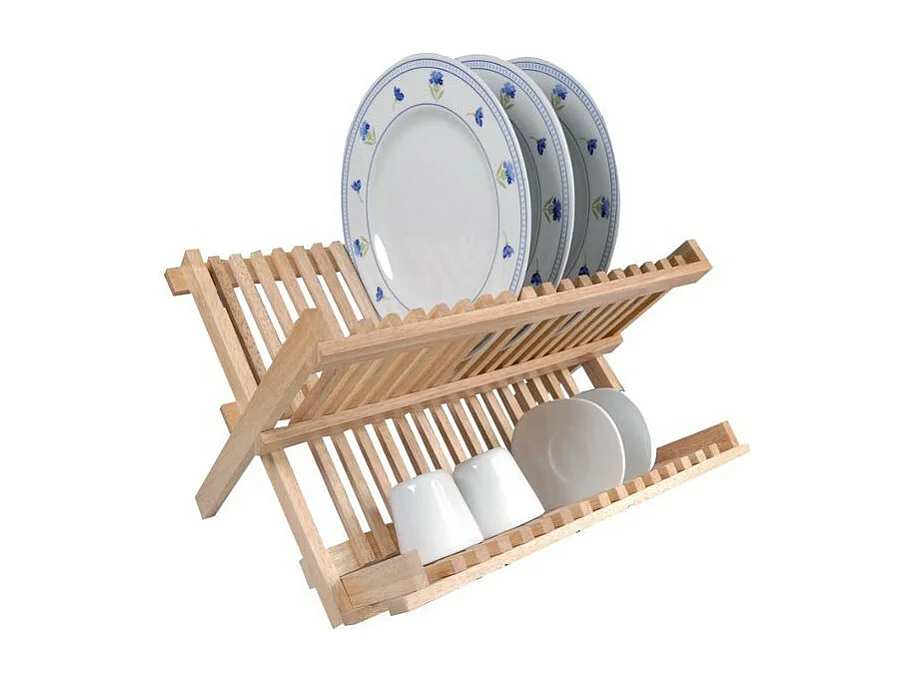 Egouttoir pliable bois 41,5x32x25cm (EM.097) METALTEX - 69043410080