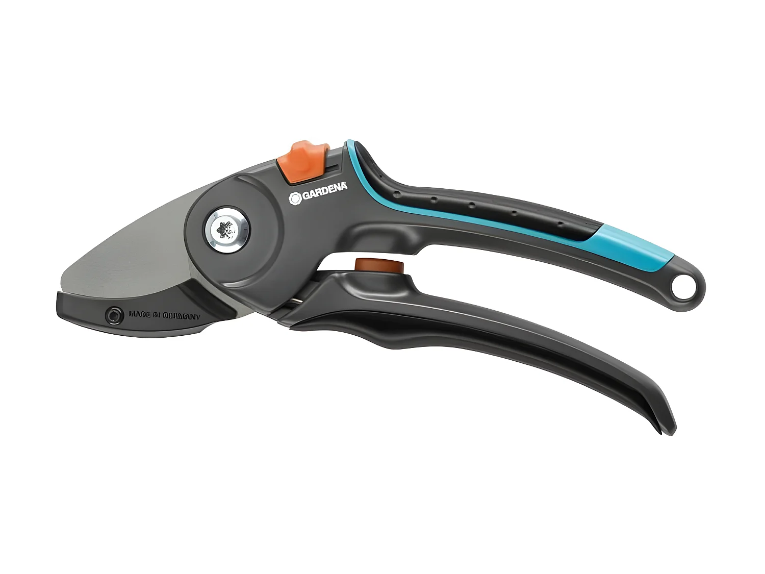 GARDENA Sécateur a enclume Comfort A/M – Ø23m max – Lames a enclume acier inox – Poignée fibre verre – Garantie 25 ans