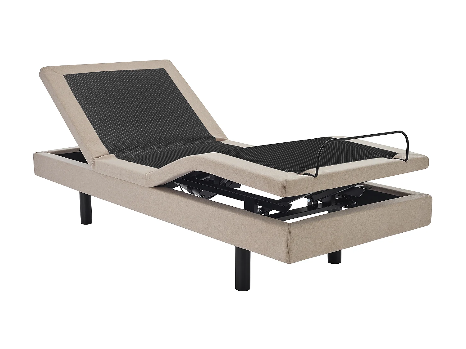 Rete relax elettrica deco 80 x 200 cm Tessuto Beige - ALPANA di YSMÉE