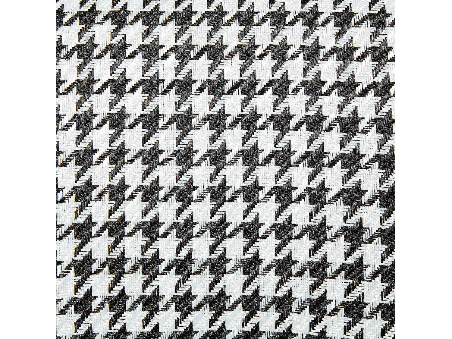 Set mit 2 Barstühlen FALTON Samtstoff Schwarz / Weiss