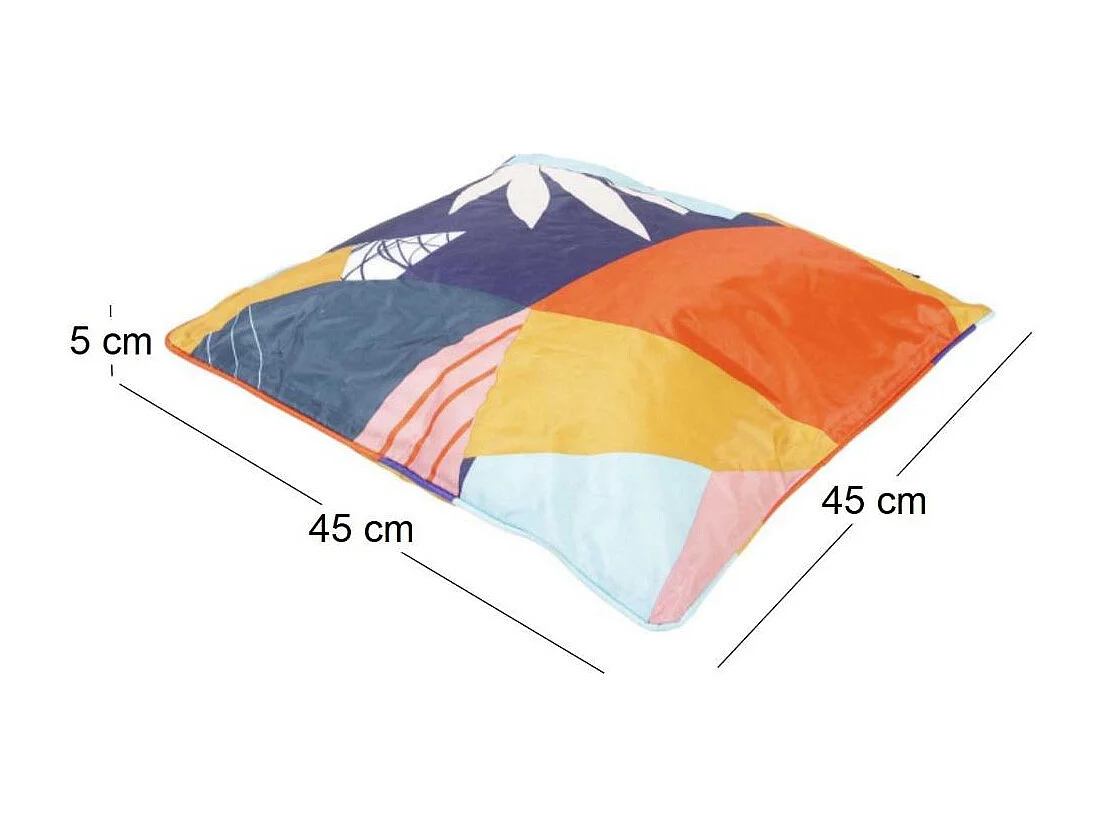 Coussin extérieur carré 45 cm Sun