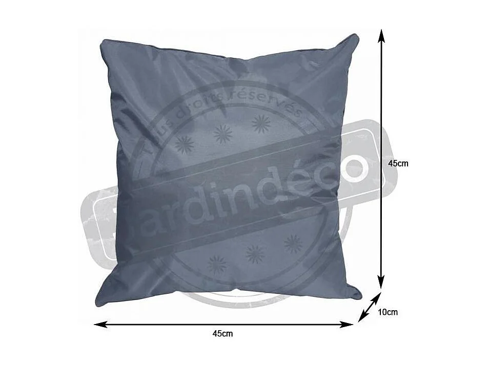 Coussin extérieur carré 45 cm Sun