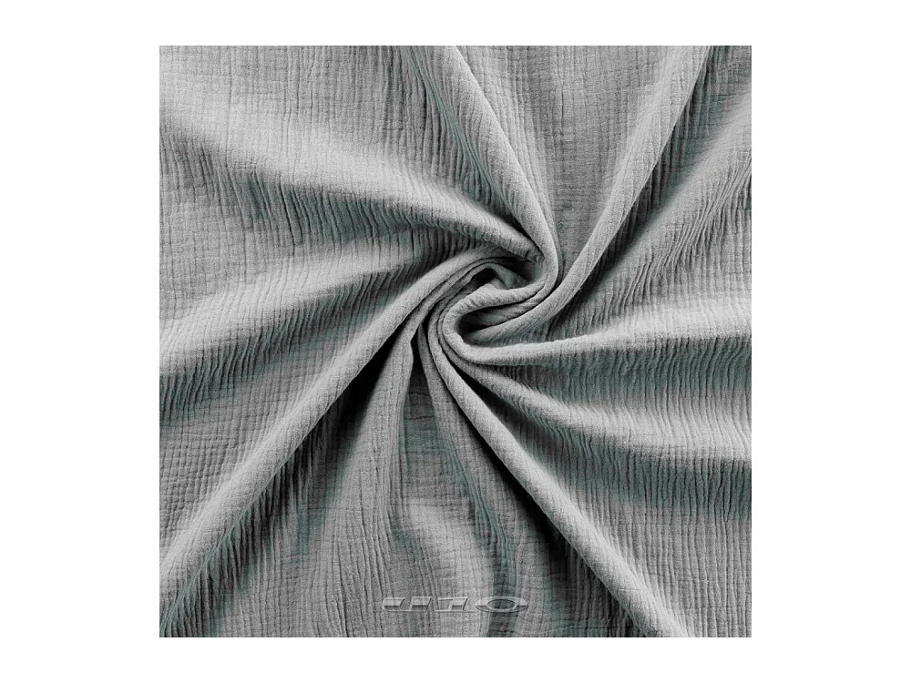 Komplet pościeli z bawełny gazy szary 240 x 220 cm, odwracalny i wygodny