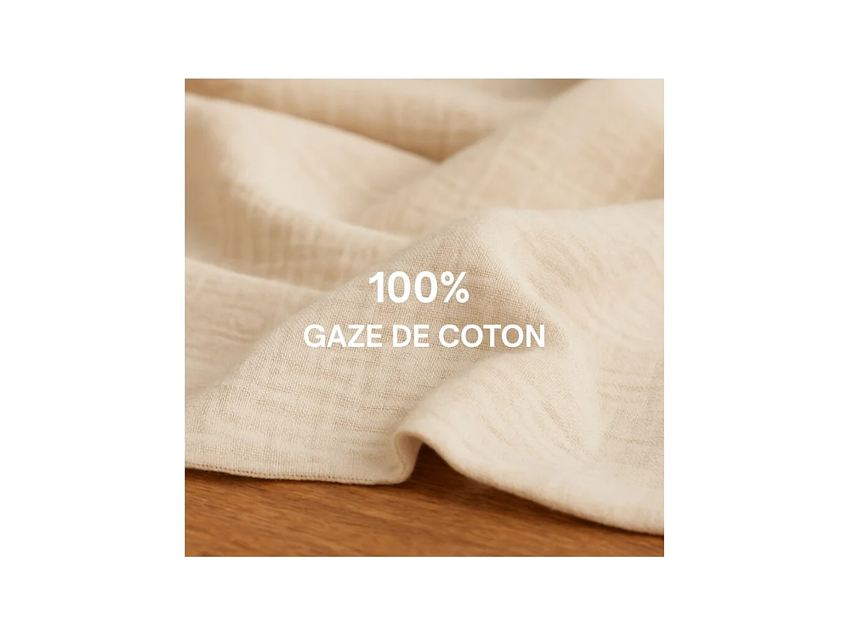 Komplet pościeli z gazy bawełnianej Angelina 240 x 220 cm Reversible - Wygodny i Trwały