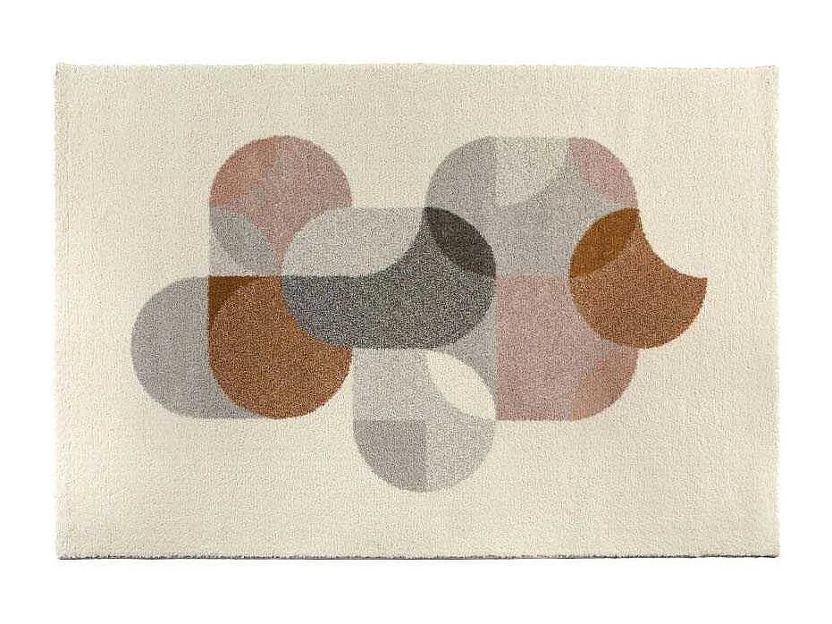 Tapis en polypropylène bronze Aina 200 x 290 cm