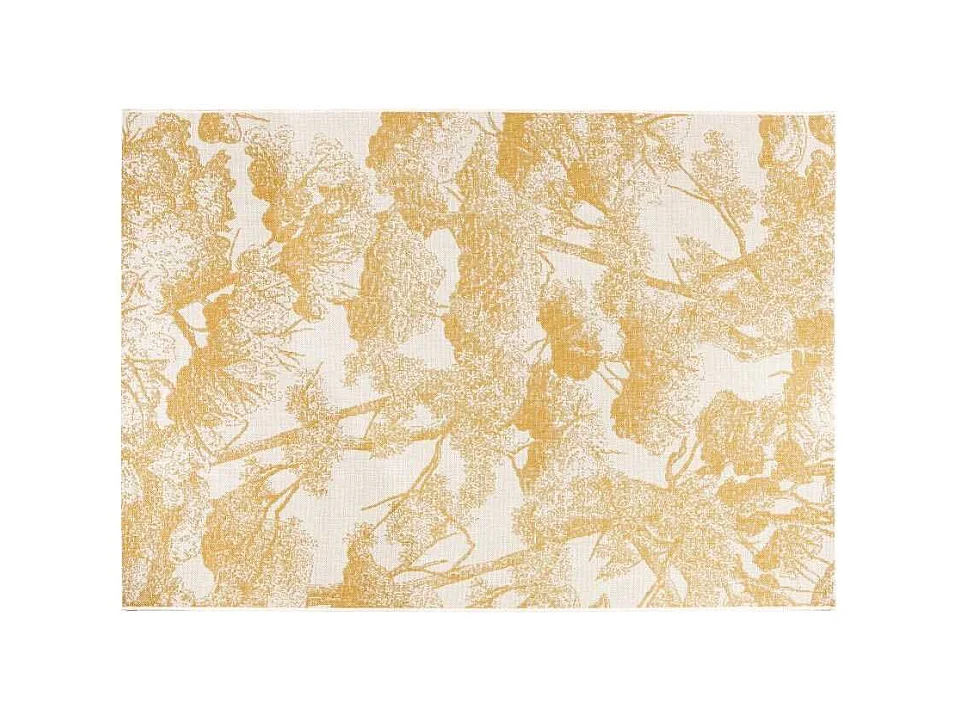 Tapis extérieur en polypropylène et polyester Deva Doré