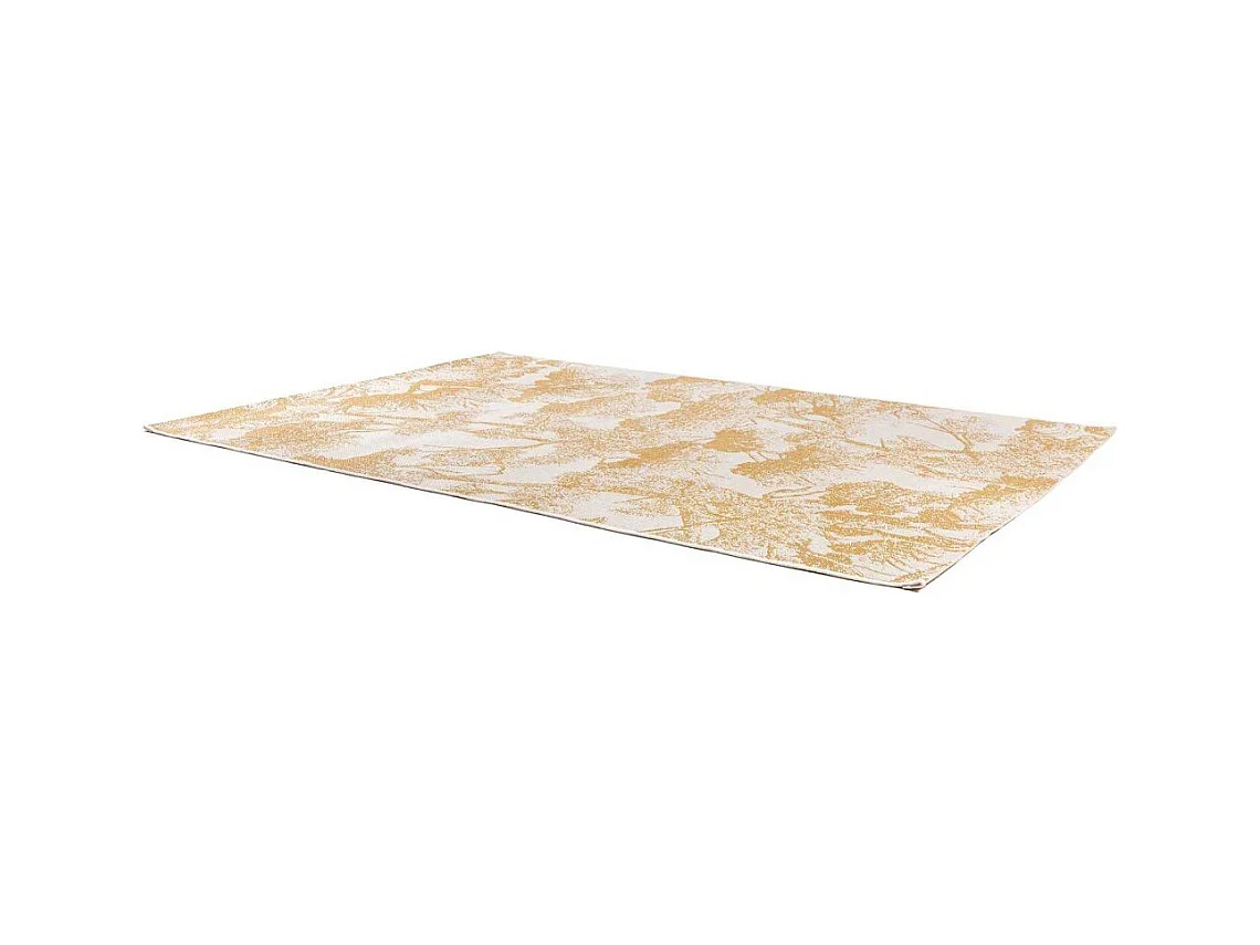 Tapis extérieur en polypropylène et polyester Deva Doré