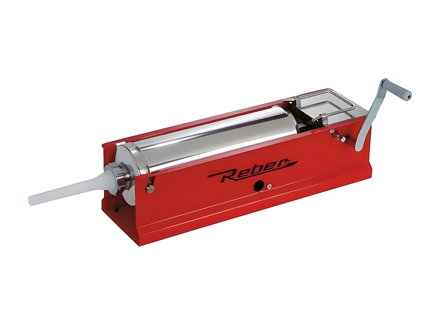 Ensacheuse Manuelle Reber 8961N - Inox 8kg - 2 Vitesses - Entonnoirs Inclus - Professionnelle