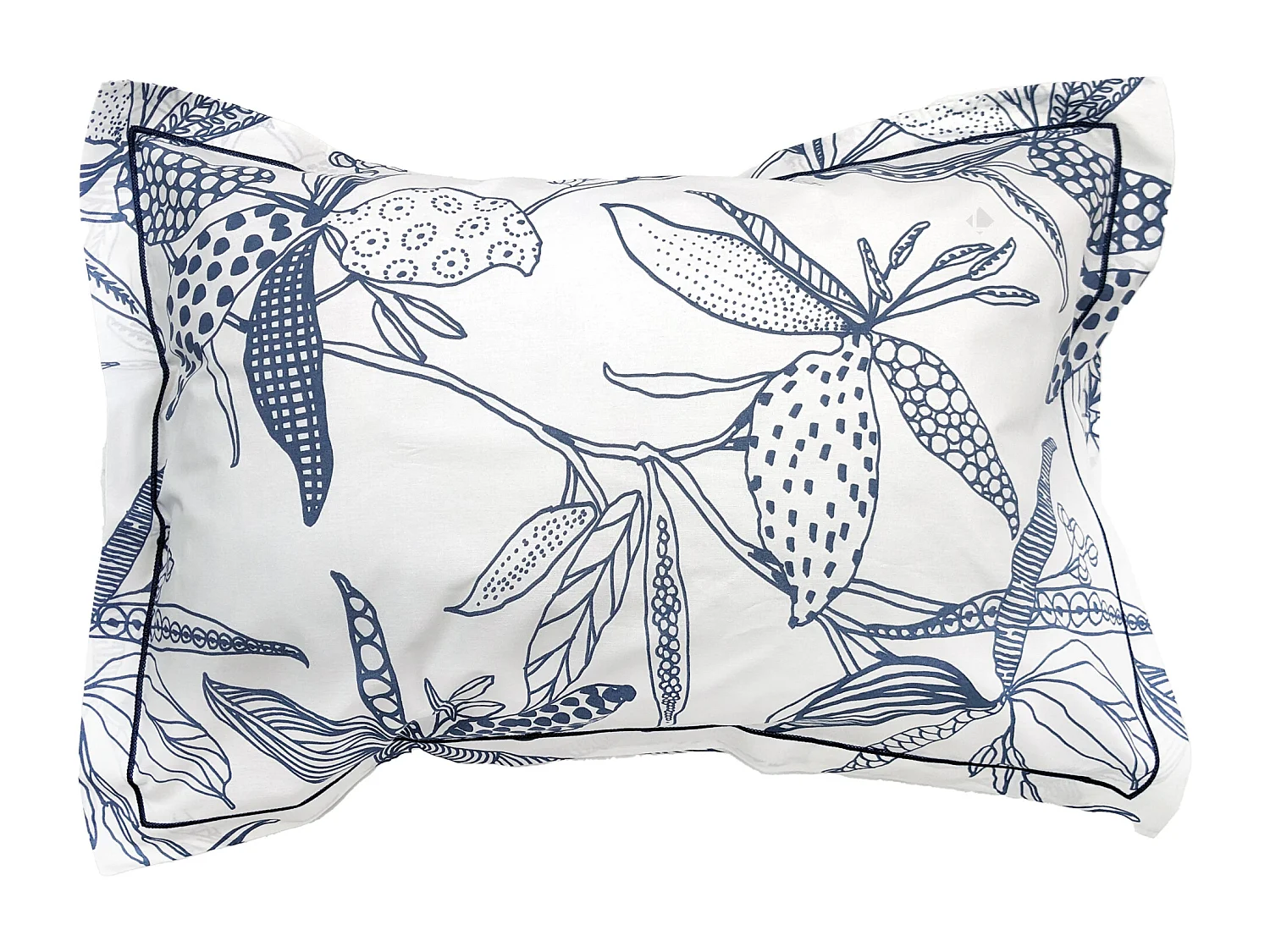 Taie d'oreiller 70x50 cm en coton PÉNÉLOPE beige Silice