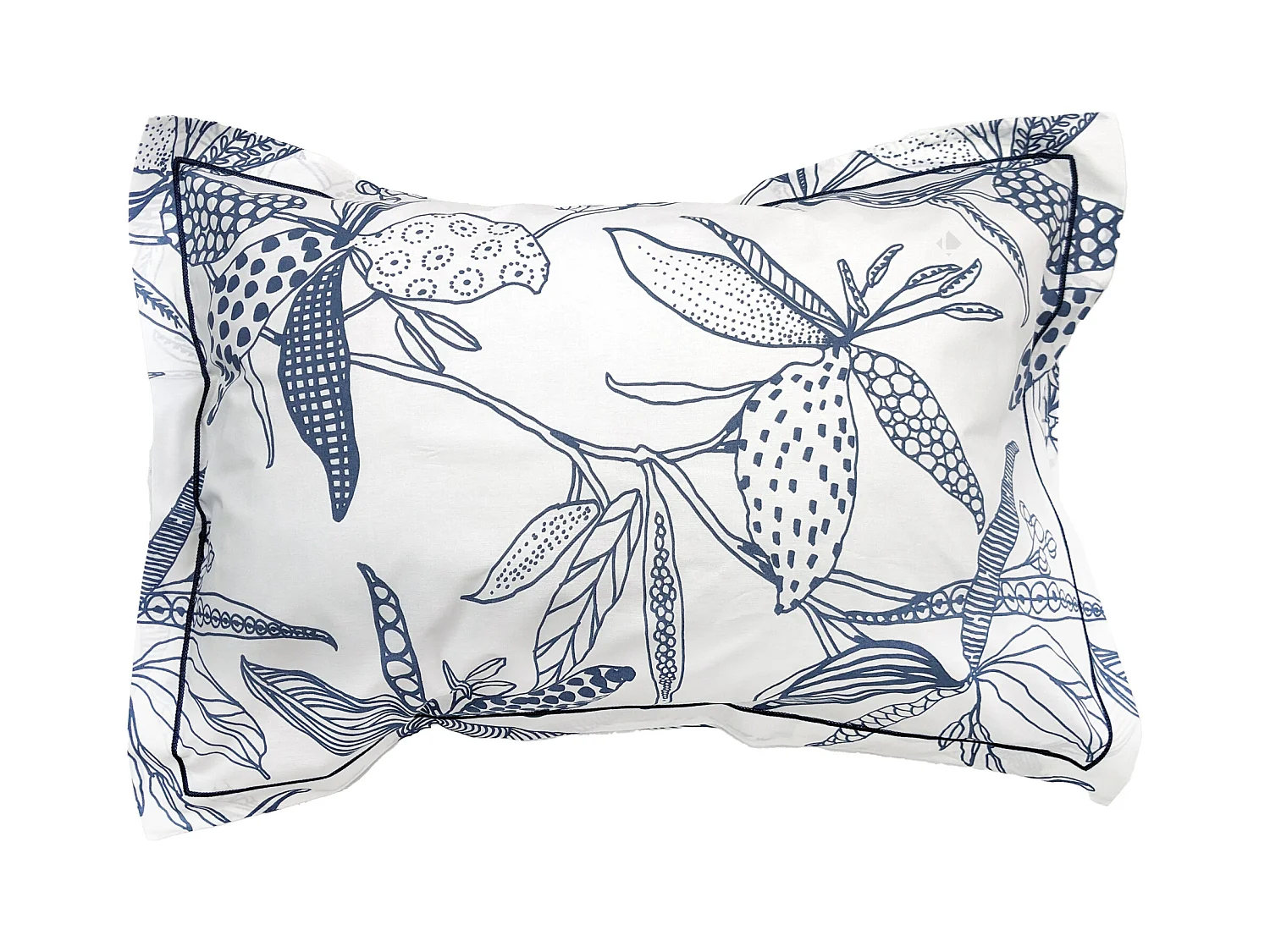 Taie d'oreiller 70x50 cm en coton PÉNÉLOPE beige Silice