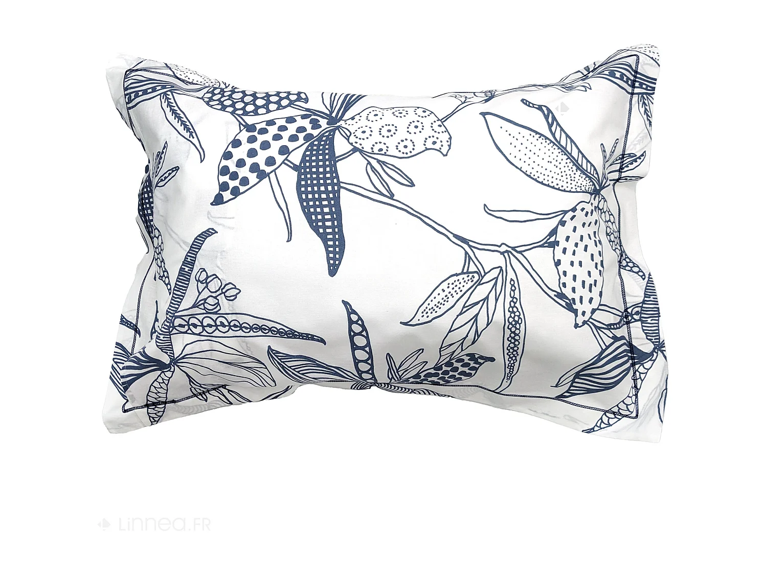 Taie d'oreiller 70x50 cm en coton PÉNÉLOPE beige Silice