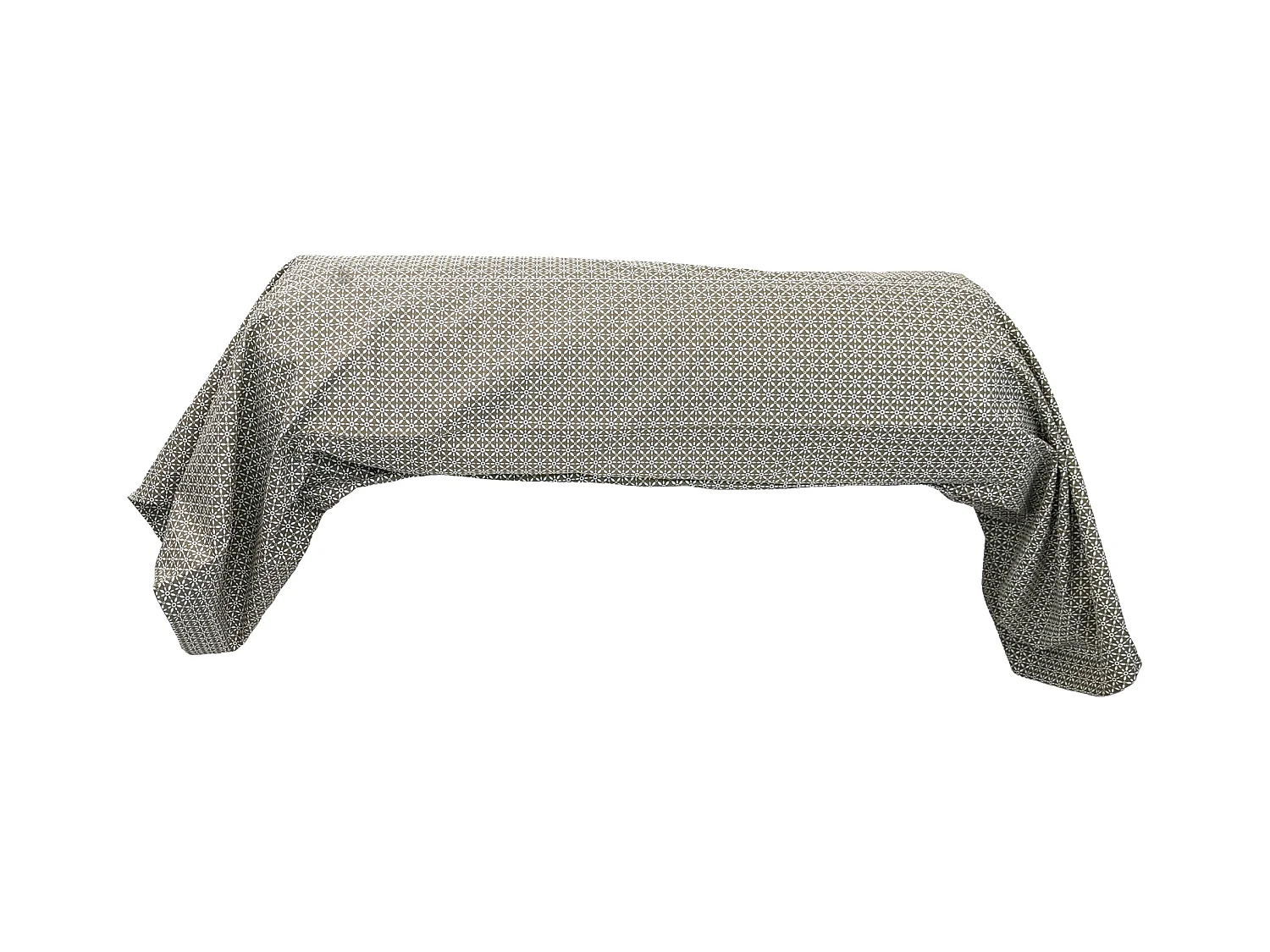 Taie de traversin 140x43 cm percale coton longues fibres GABIN marron