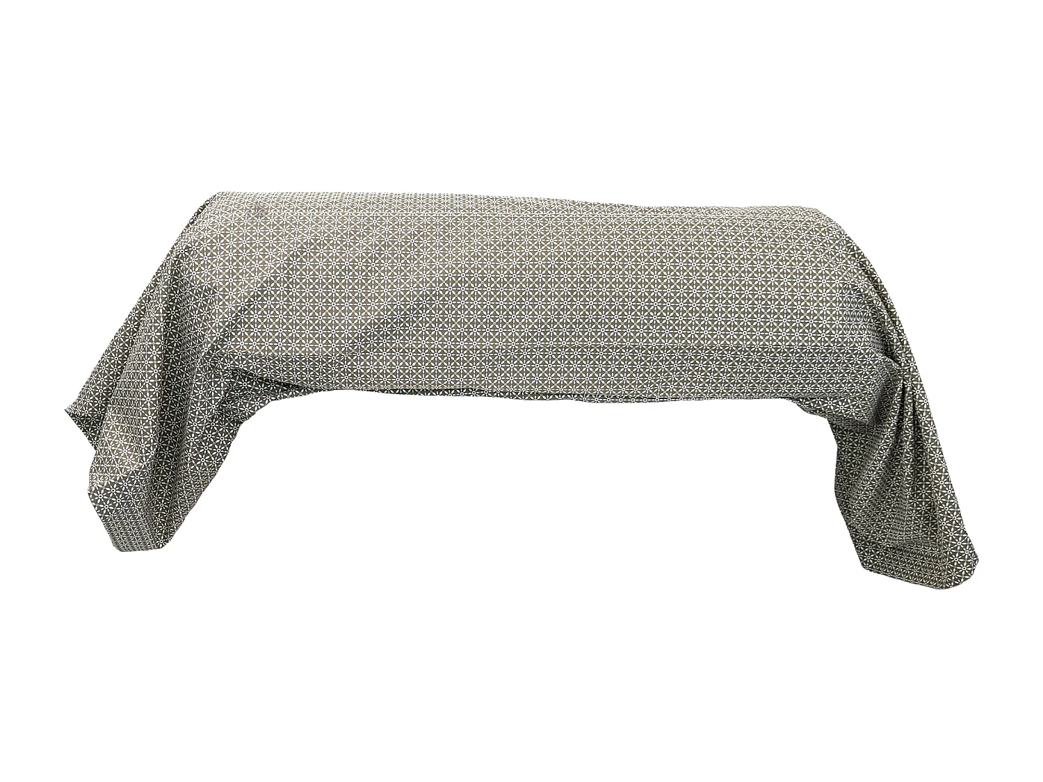 Taie de traversin 140x43 cm percale coton longues fibres GABIN marron