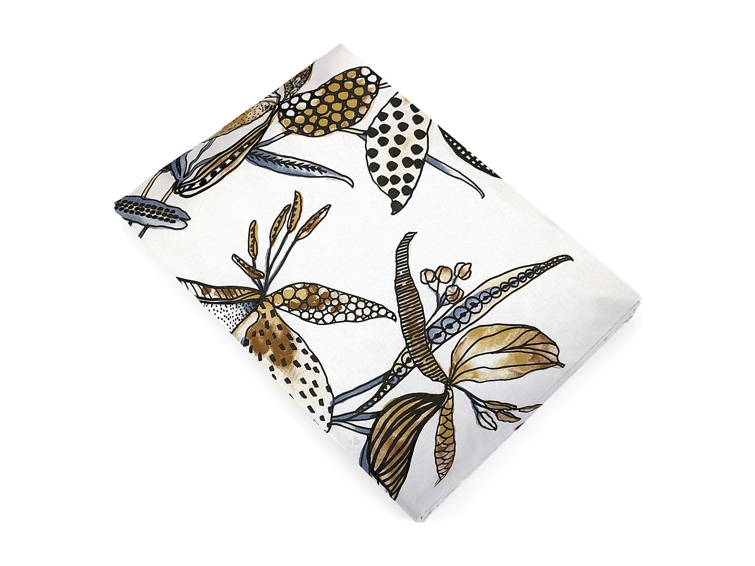 Drap plat 180x290 cm en coton longues fibres PÉNÉLOPE beige Silice