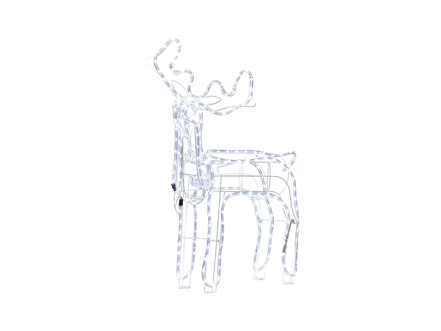 Décoration extérieure LED INNNES Renne 94 cm Blanc
