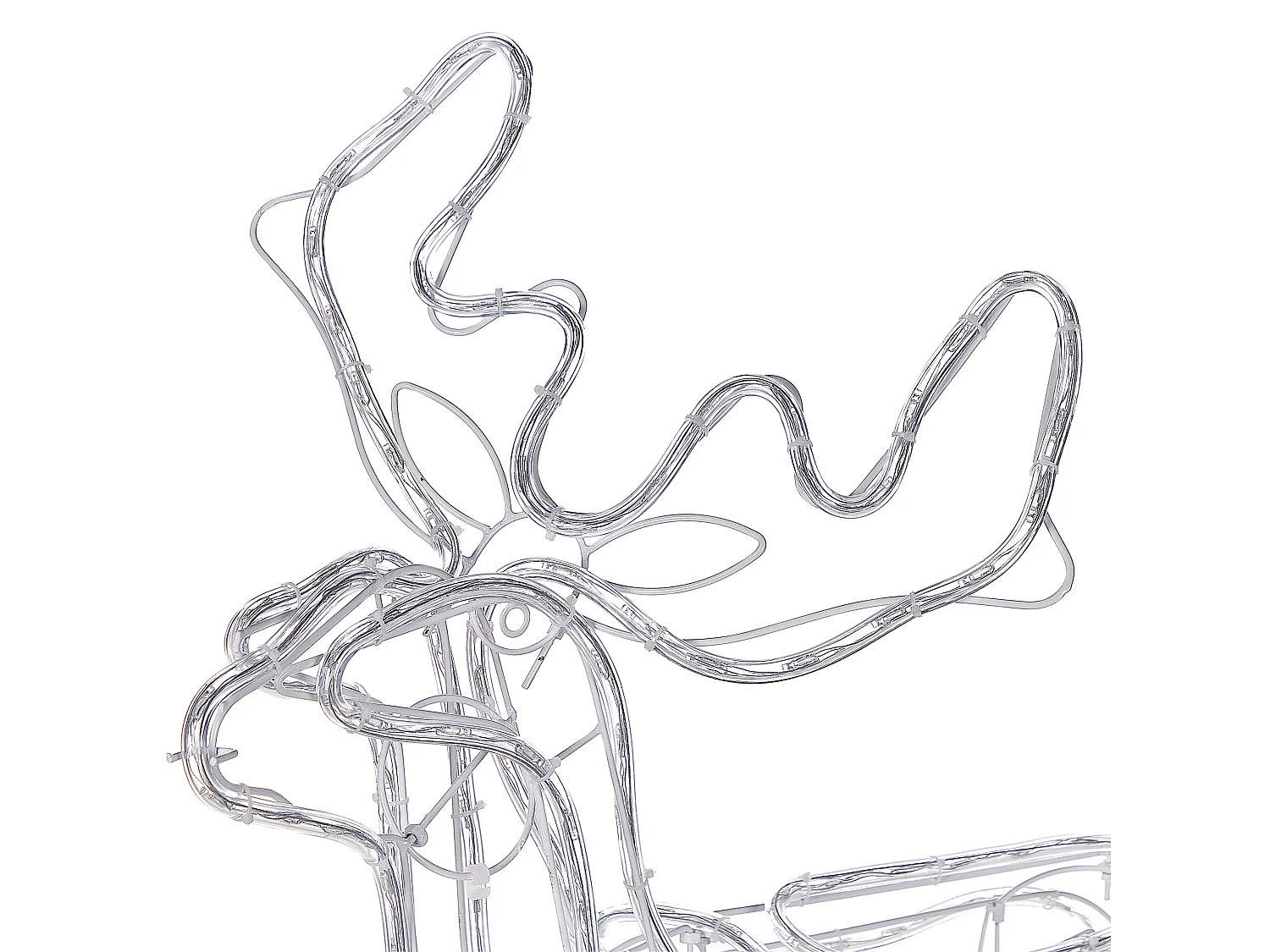 Décoration extérieure LED INNNES Renne 94 cm Blanc