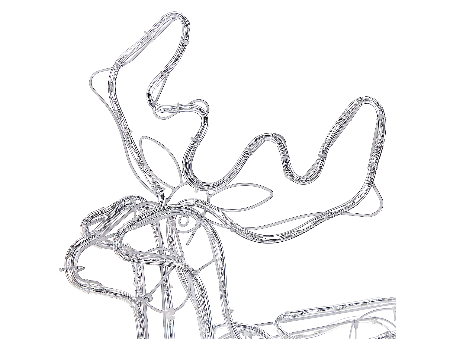 Décoration extérieure LED INNNES Renne 94 cm Blanc