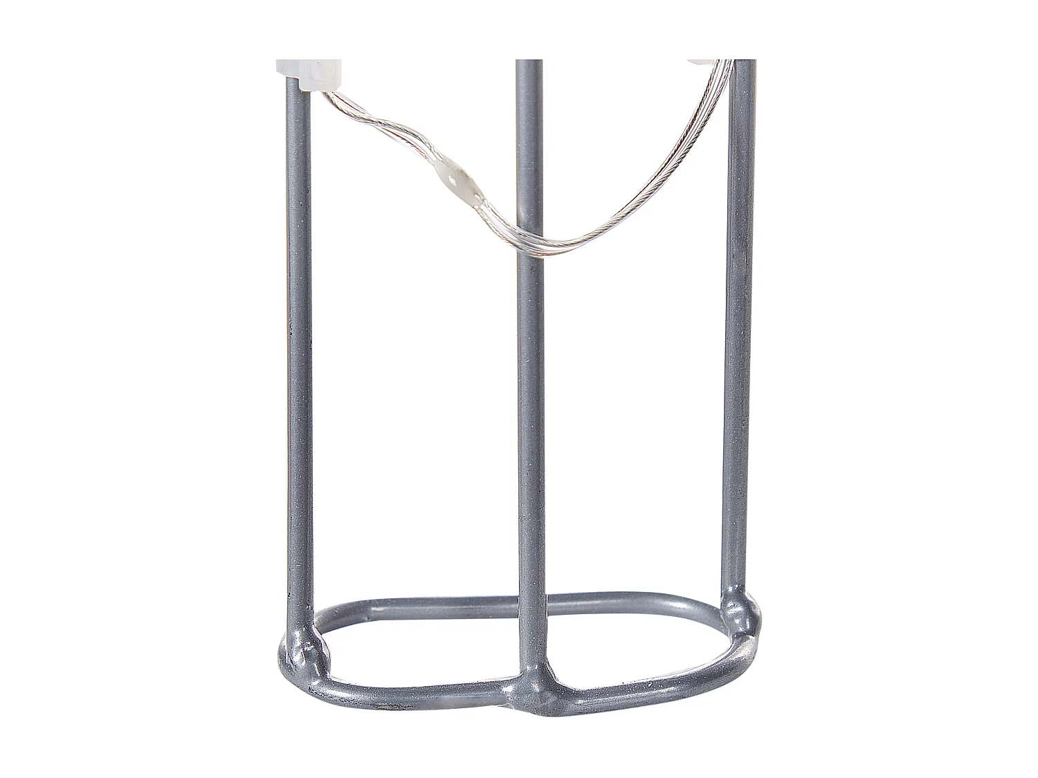 Kerstdecoratie voor buiten LED-verlichting hert zilver 117 cm LAUGAR