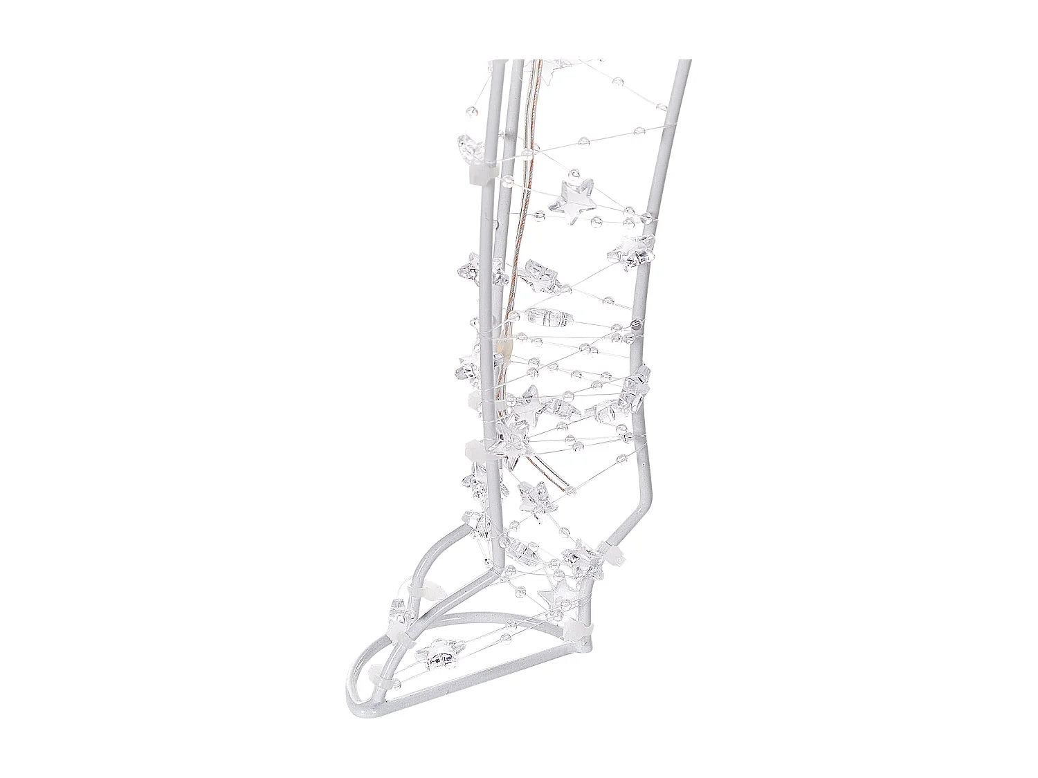 Décoration extérieure LED HAFNIR Chevreuil 92 cm Argenté