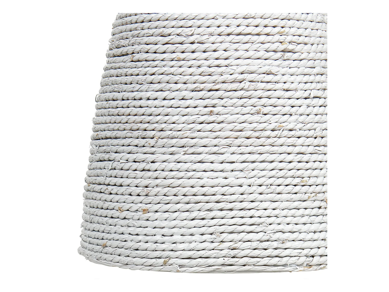 Hängelampe aus natürlichem Stroh weiß / natürlich / braun 3-flammig Endrick