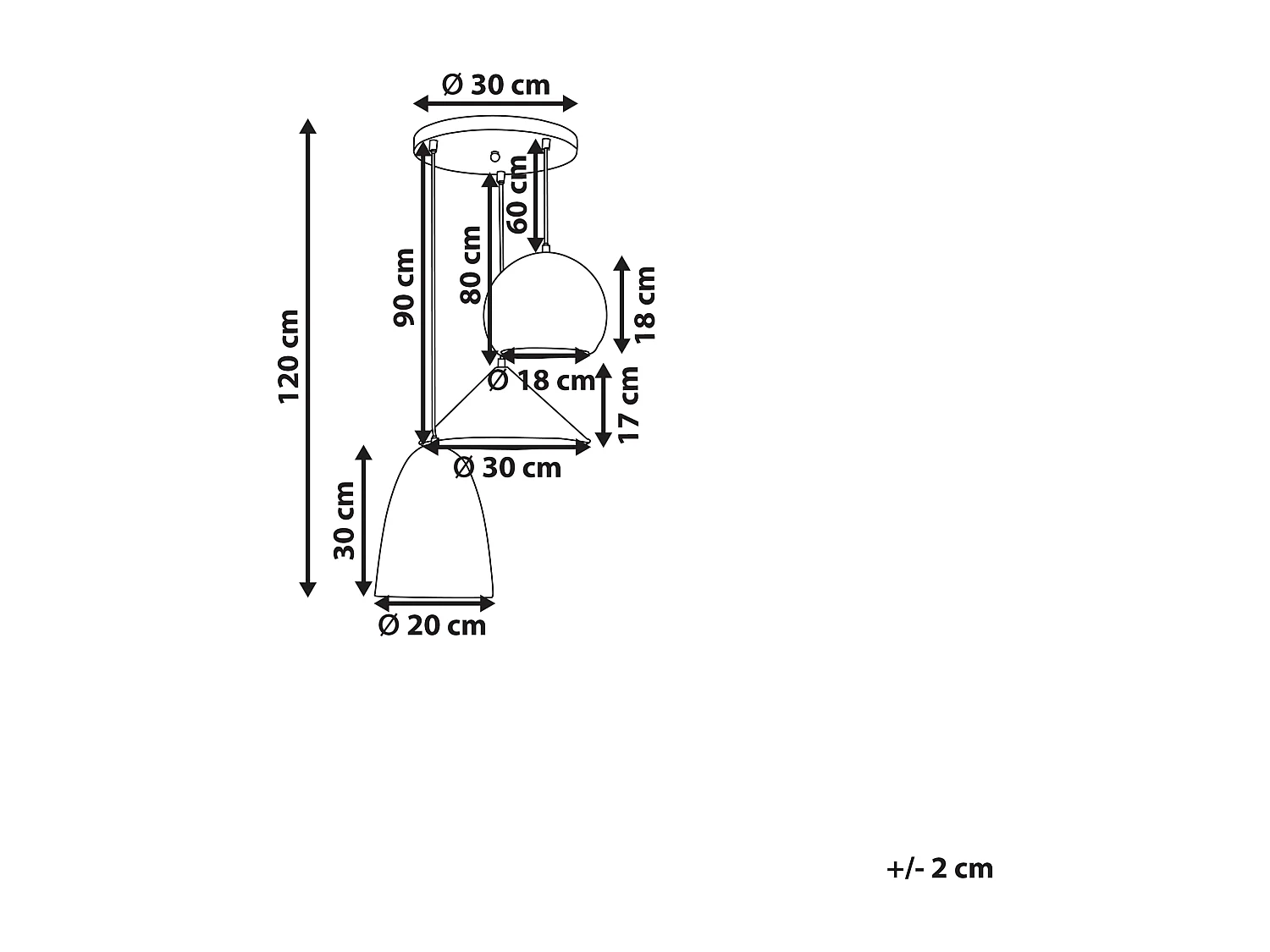 Hanglamp ENDRICK Wicker Natuurlijk Wit Bruin