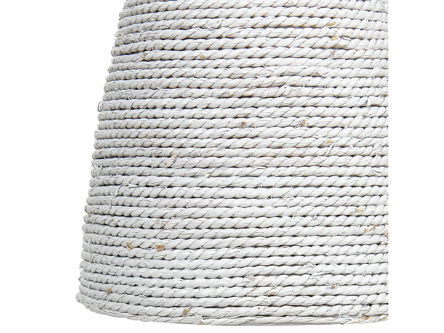 Lampe suspension ENDRICK Osier Naturel Blanc Marron