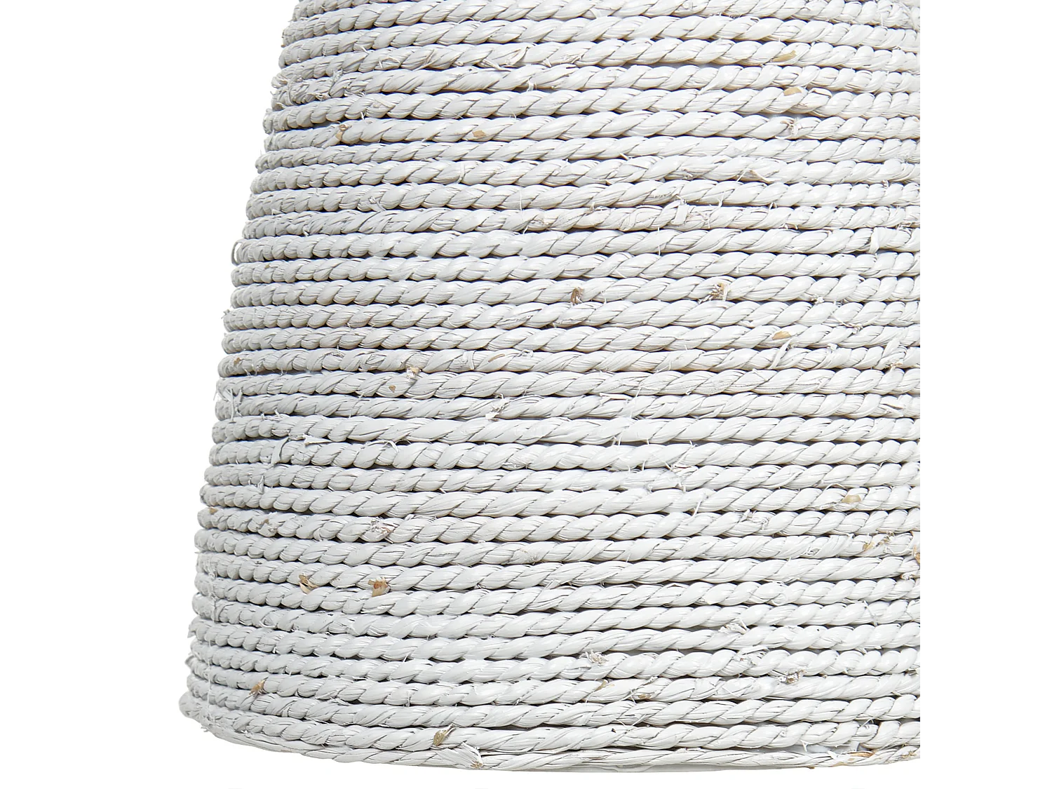 Lampe suspension ENDRICK Osier Naturel Blanc Marron