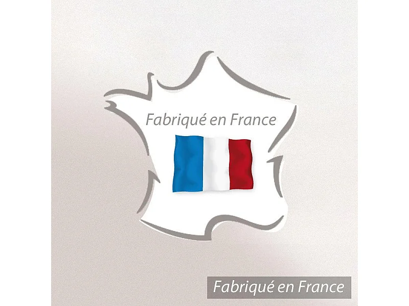 Rideau 140x280 cm voile lin lavé-froissé SONATE DECO blanc Neige