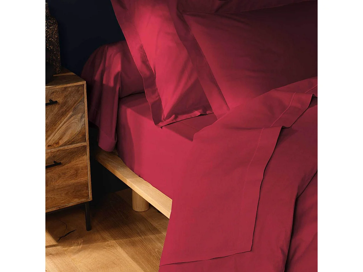 Drap Plat "Lina" 180x290cm Marsala