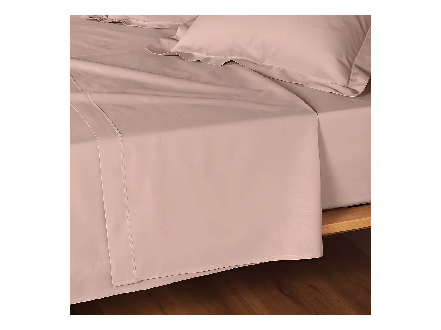 Drap Plat "Lina" 180x290cm Rose