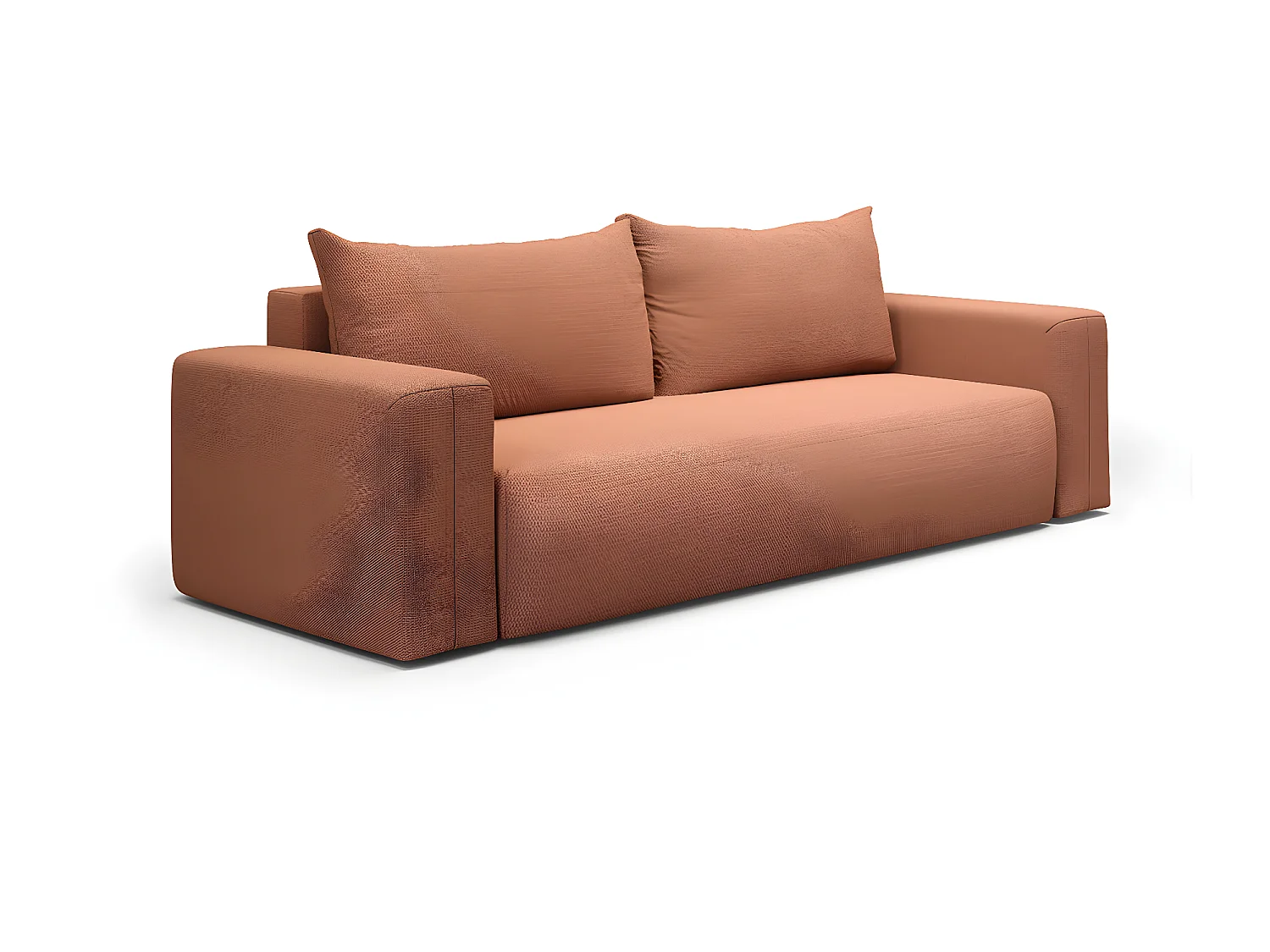 Canapé convertible 3 places coffre Bliss Cuivre