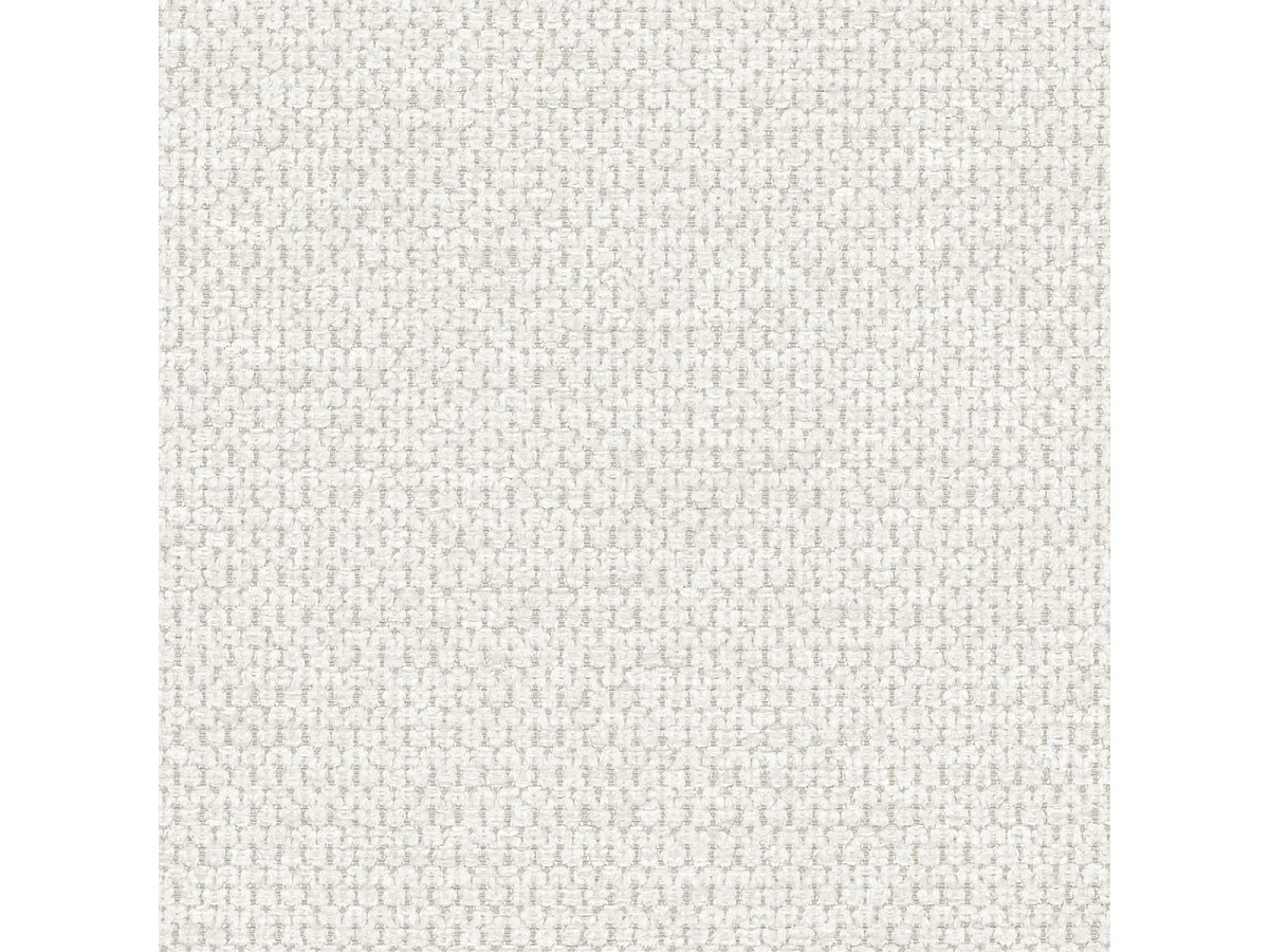 Canapé convertible 3 places avec coffre en tissu blanc casse
