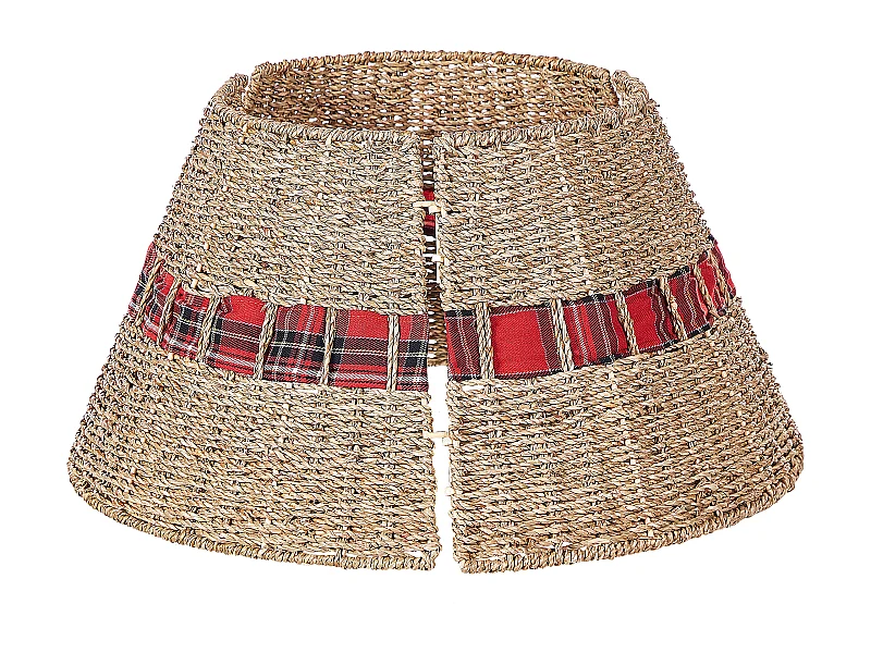 Jupe de sapin de Noël MARCHE Herbier marin Naturel 50 cm