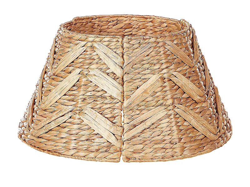 Weihnachtsbaumkragen SAPIN Naturfarben 50 cm Wasserhyazinthe