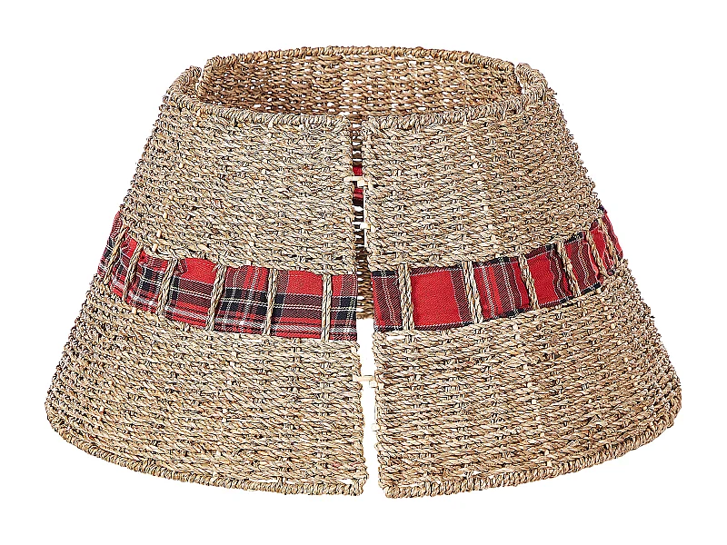 Weihnachtsbaumkragen MARCHE Naturfarben 45 cm Seegras