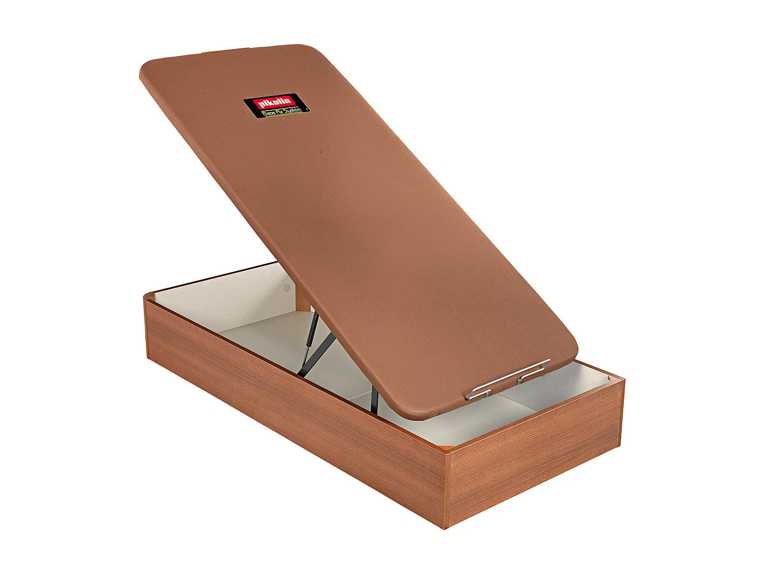 Canapé abatible Pikolin cerezo | Apertura frontal | Gran capacidad | 32 cm | Tapa transpirable 3D | Montaje y retirada incluidos