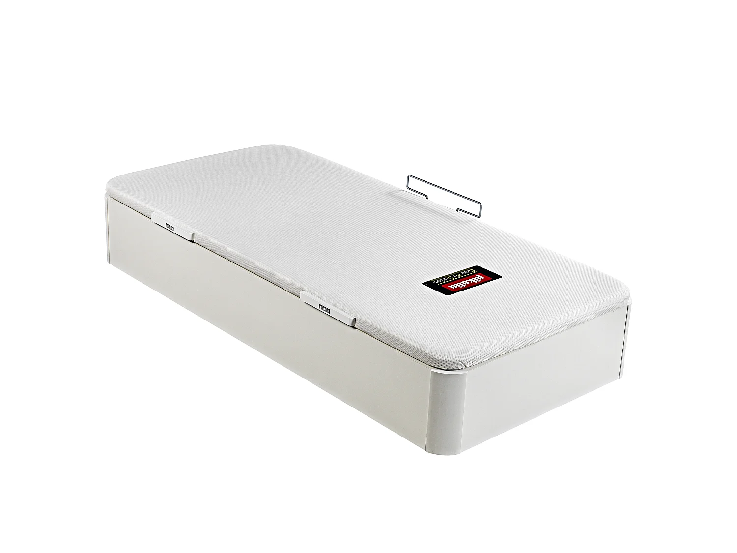 Sommier juvenil 105 x 190 cm | PIKOLIN Naturbox | Lateral | Branco | Montagem e remoção incl.