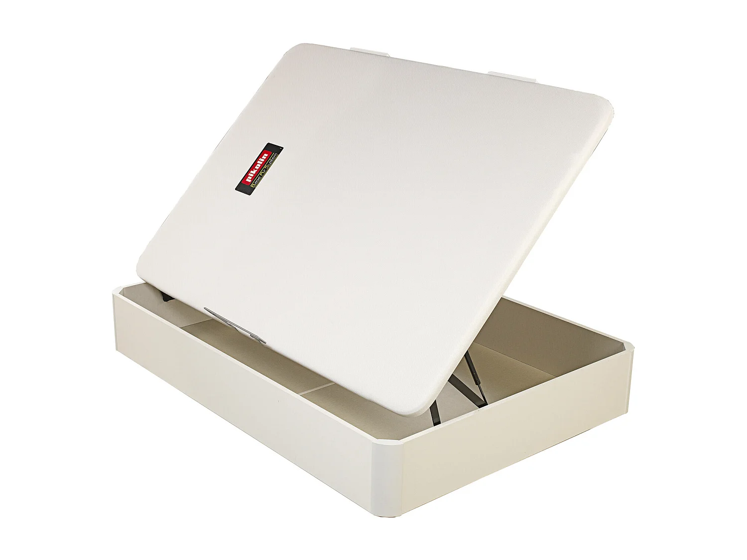 Sommier juvenil 90 x 190 cm | PIKOLIN Naturbox | Lateral | Branco | Montagem e remoção incl.