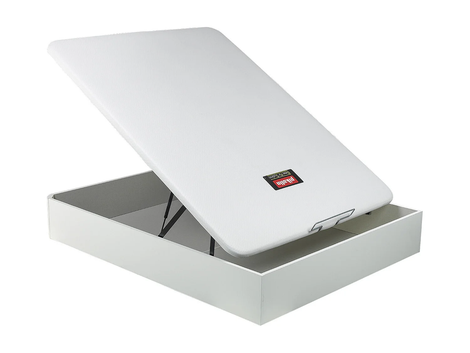 Canapé abatible Pikolin blanco | Apertura frontal | Alta capacidad | 32 cm | Tapa transpirable 3D | Montaje y retirada incluidos