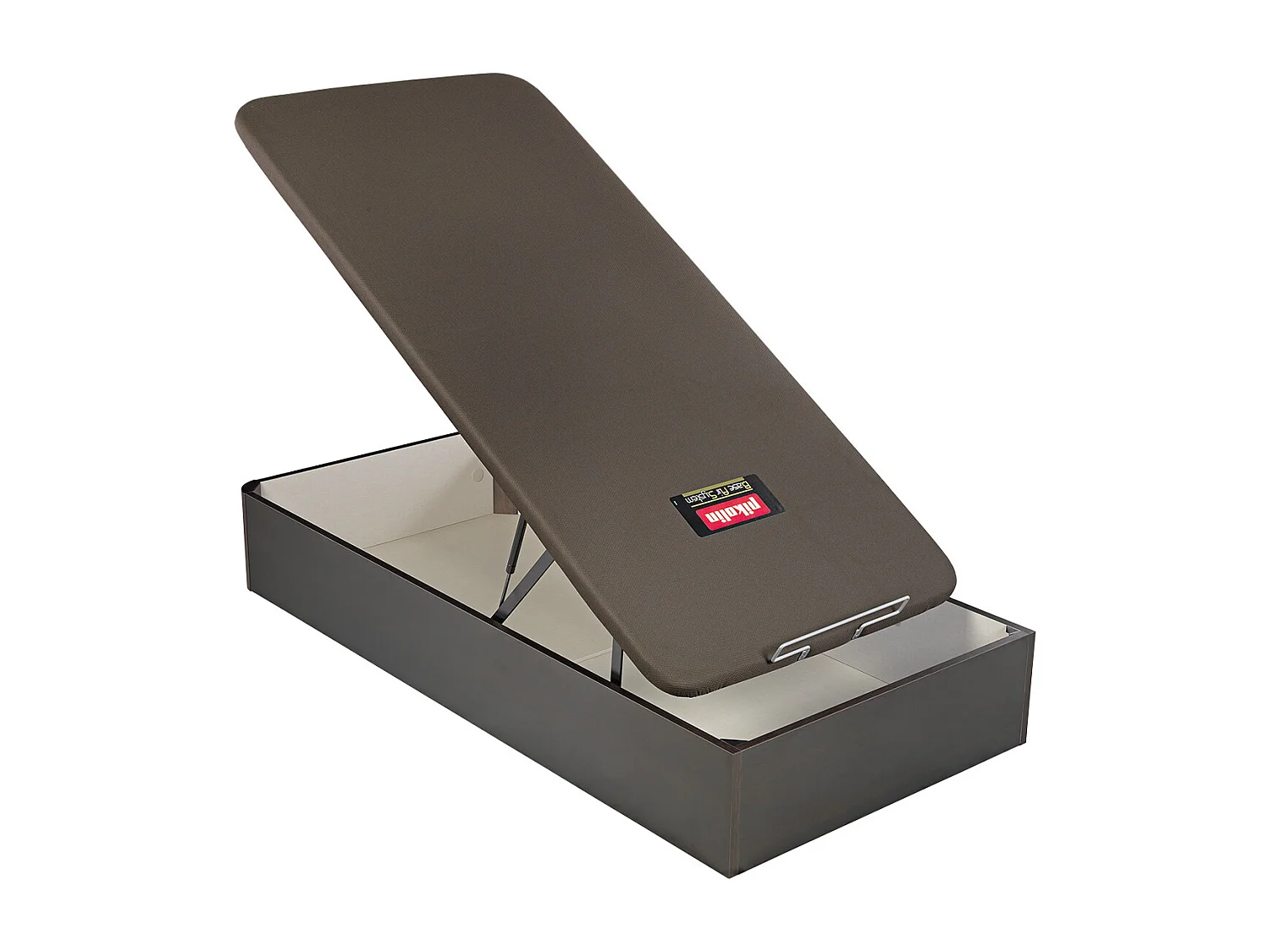 Canapé abatible Pikolin wengué | Apertura frontal | Gran capacidad | 32 cm | Tapa transpirable 3D | Montaje y retirada incluidos