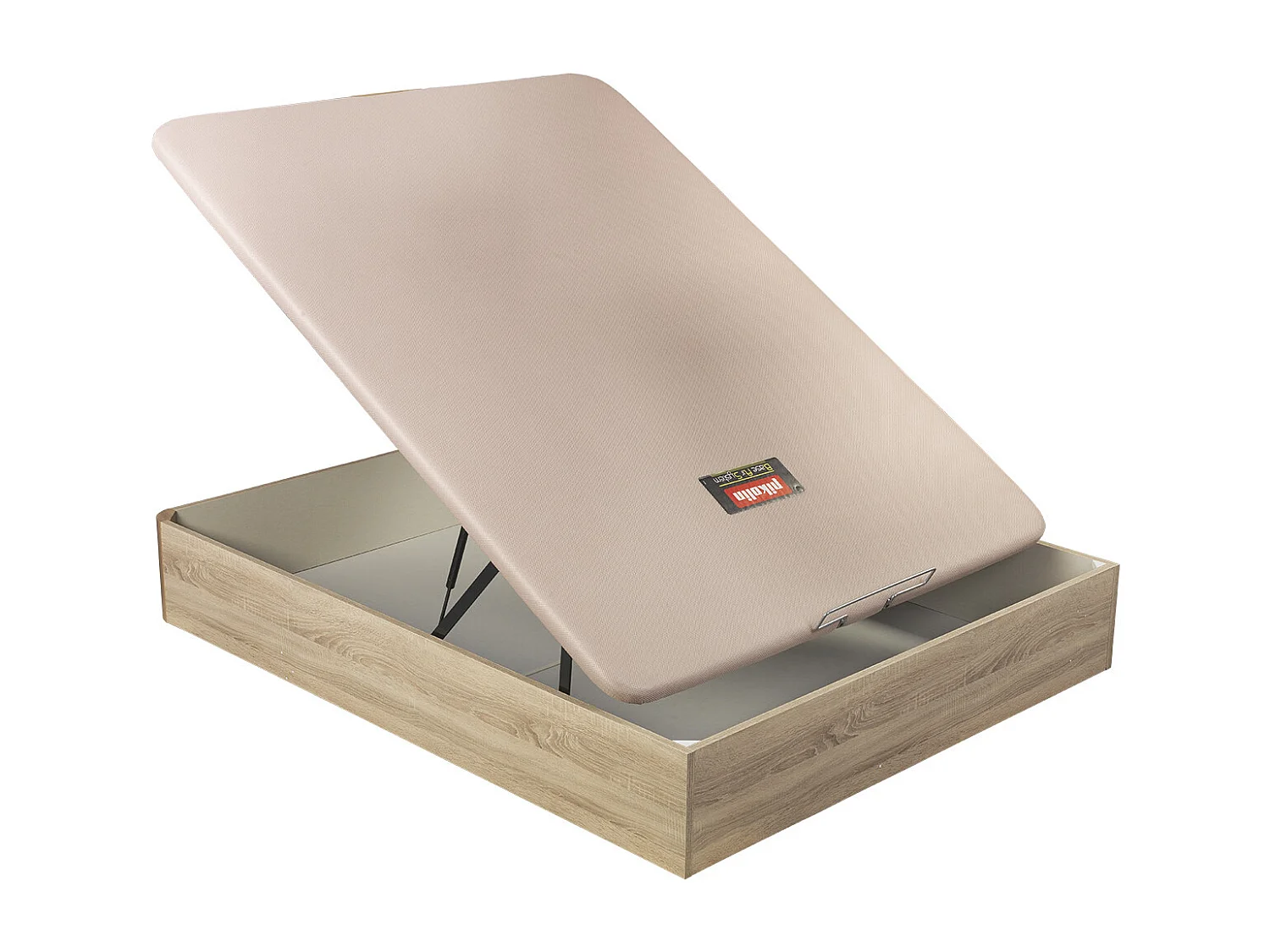 Canapé abatible Pikolin natural | Apertura frontal | Gran capacidad | 32 cm | Tapa transpirable 3D | Montaje y retirada incluidos