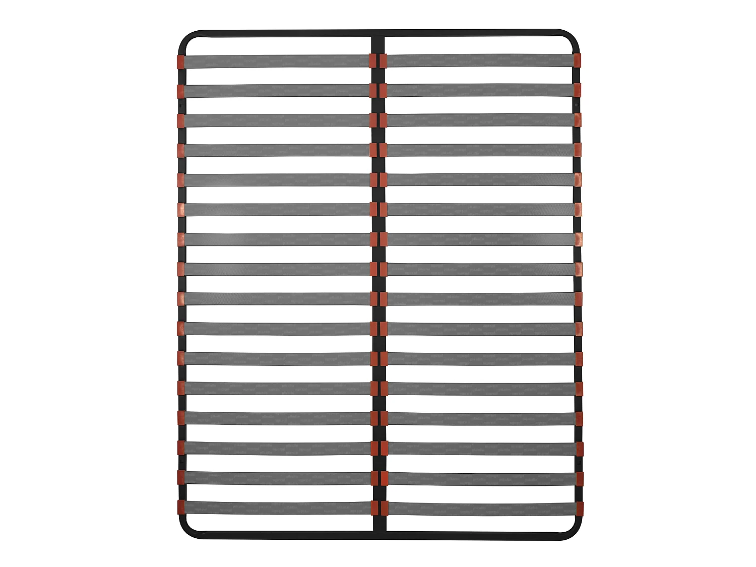 Somier multiláminas PIKOLIN Guardaespaldas, 90 x 182 cm, 16 láminas, negro