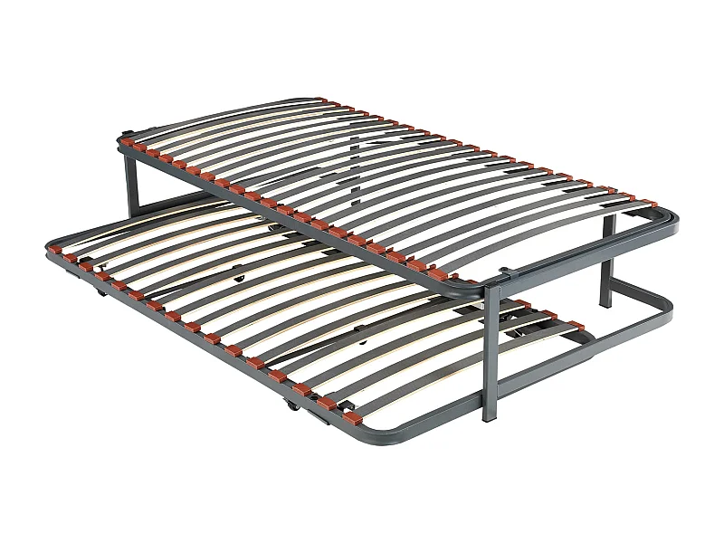 Cama supletoria 90x190cm | PIKOLIN | Somier Nido+patas | Invitados