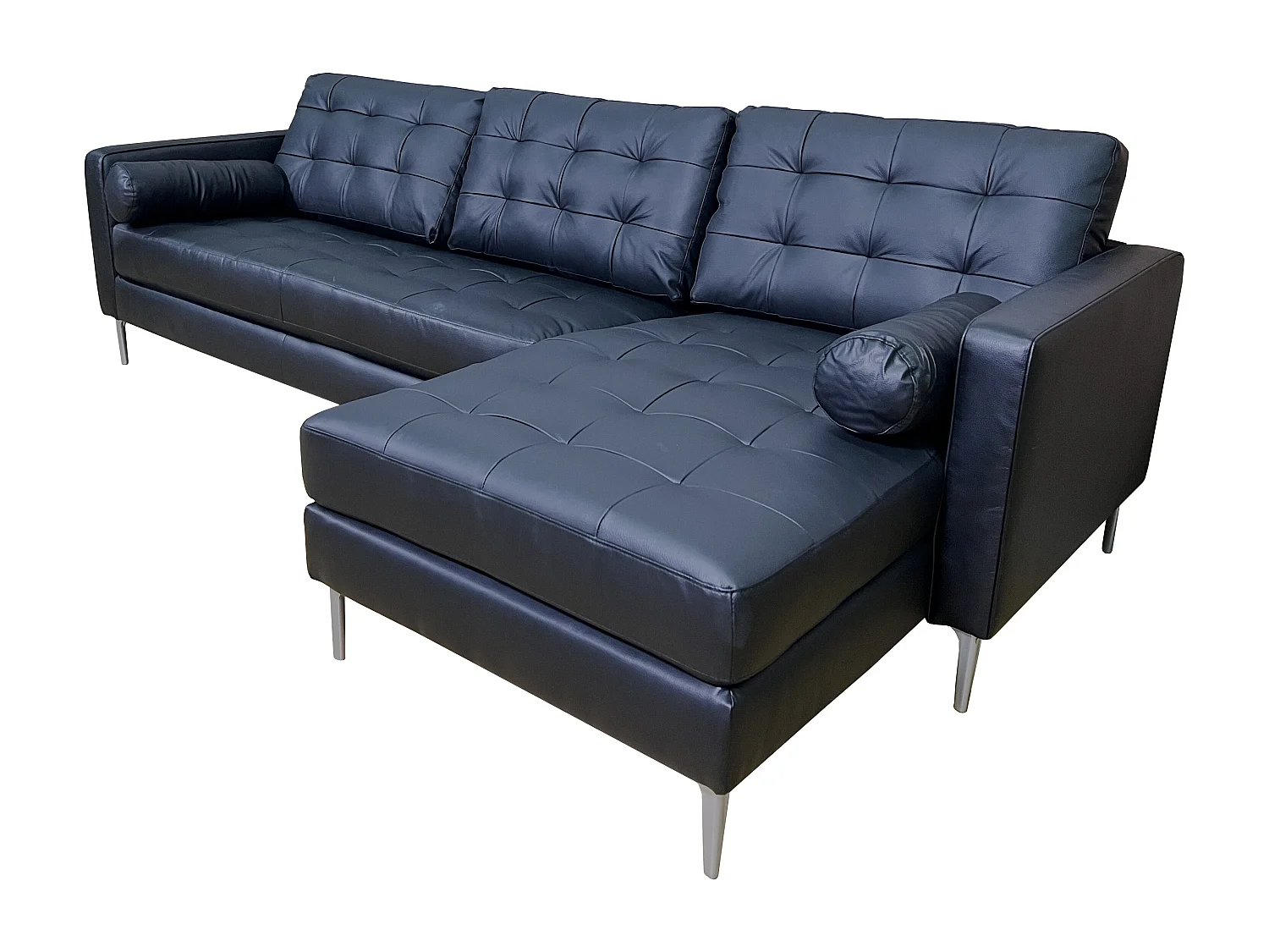 Elvis canapé d'angle droit noir