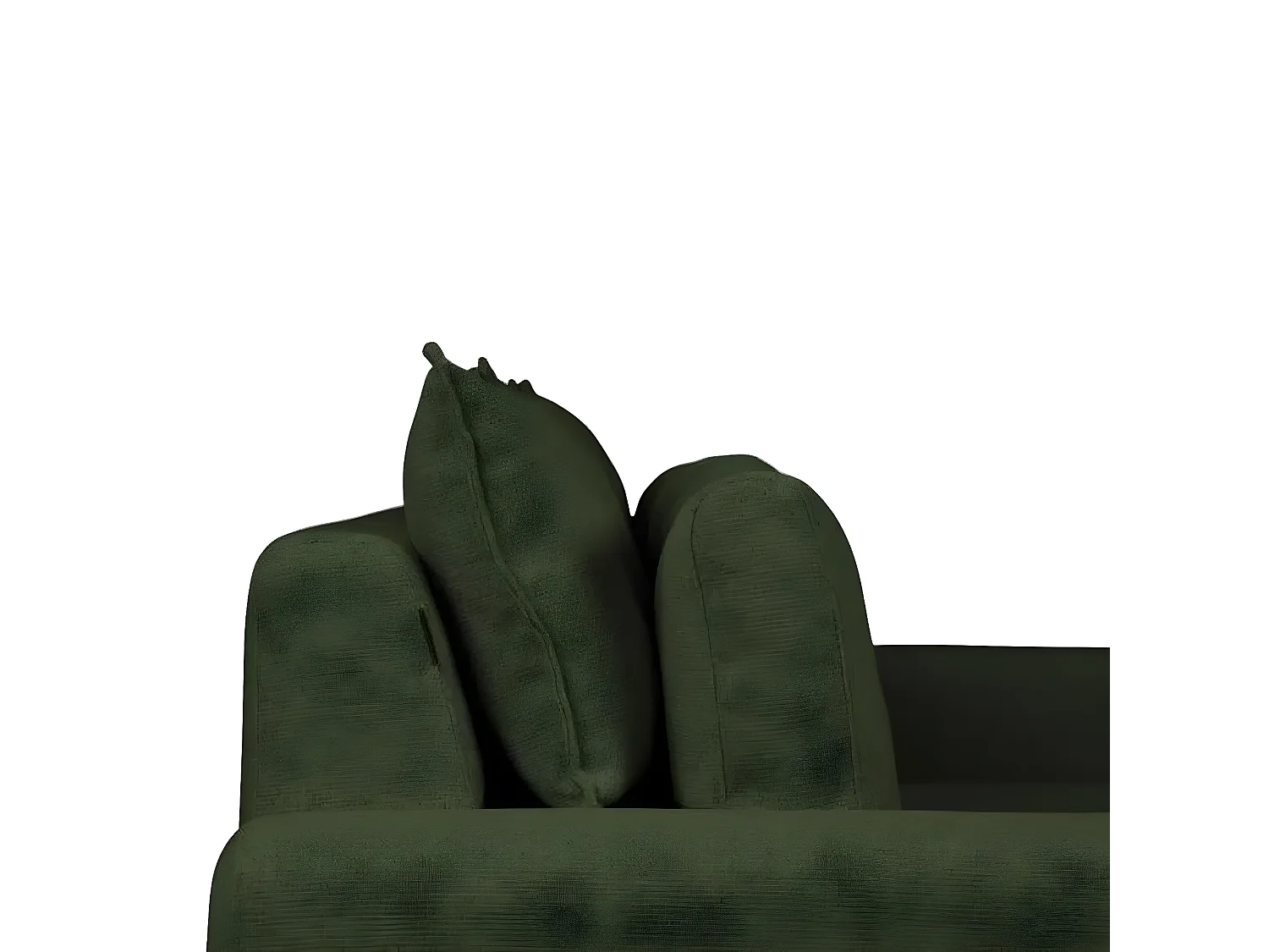 Paco canapé d'angle réversible vert