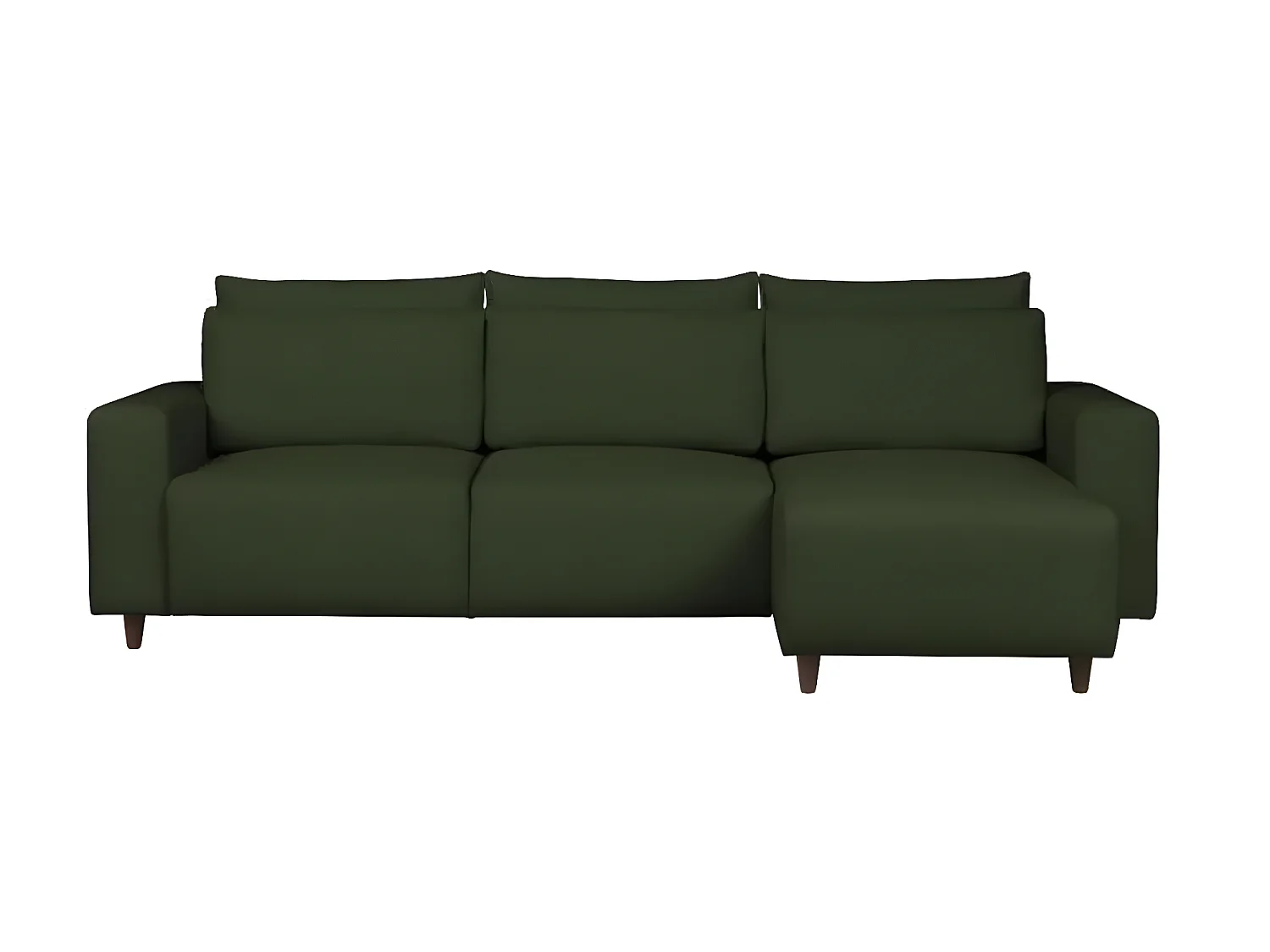 Paco canapé d'angle réversible vert