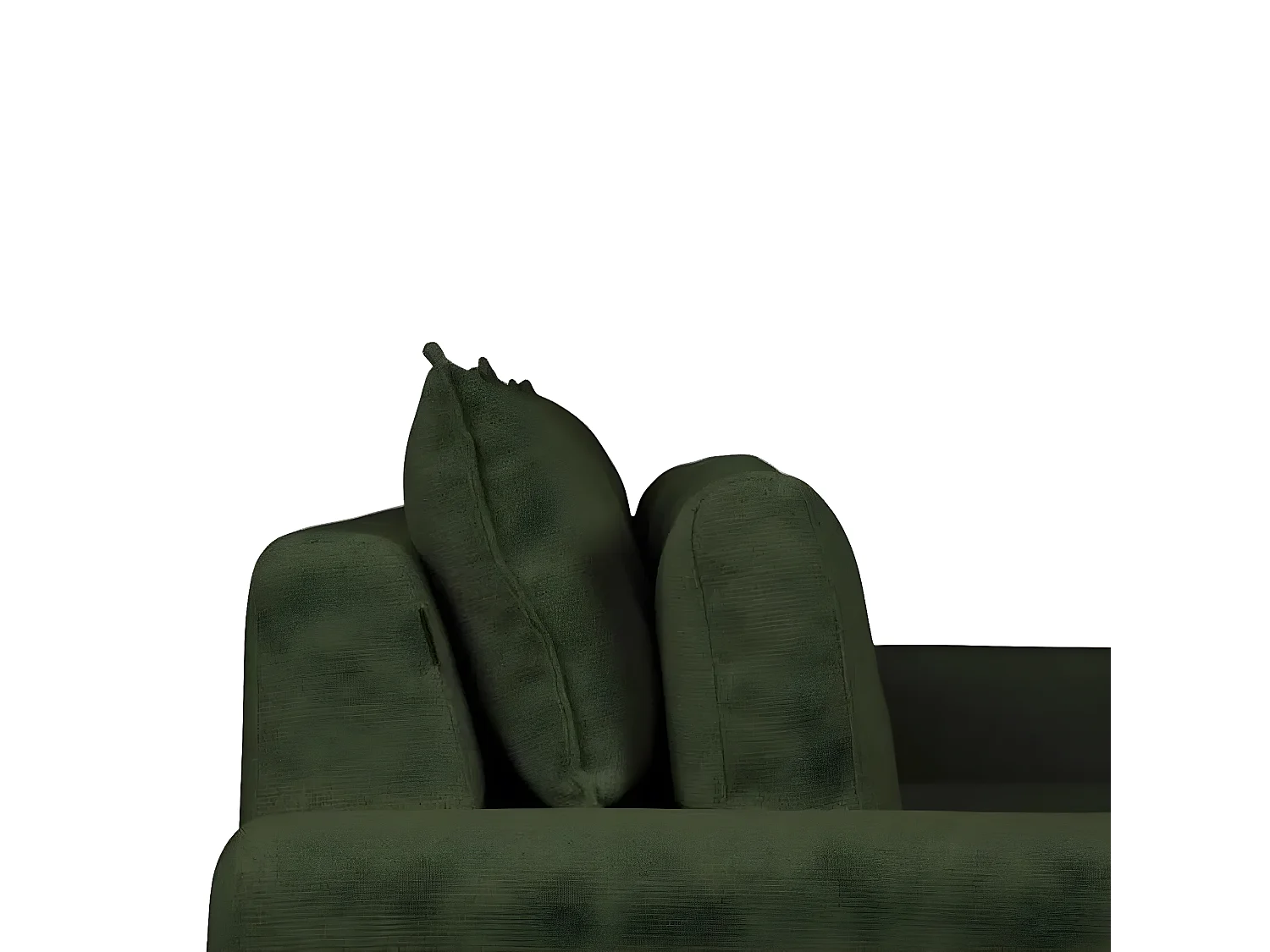 Paco canapé d'angle réversible vert