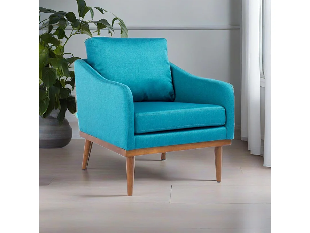 Oscar fauteuil Vert canard Frêne foncé
