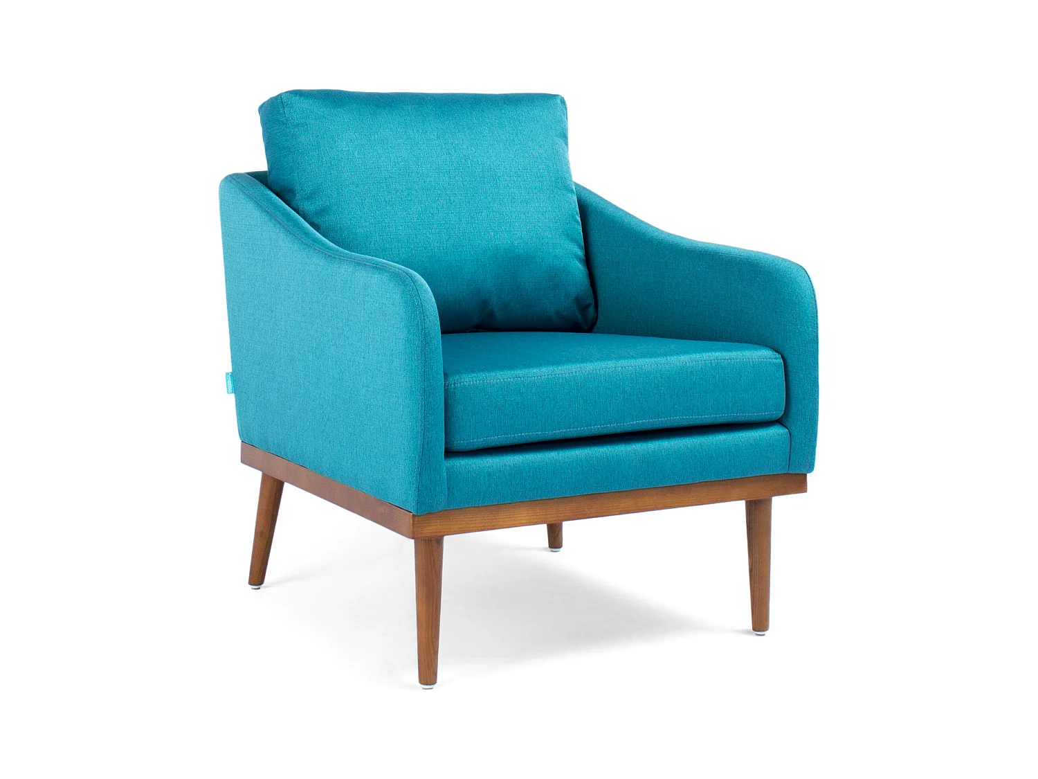 Oscar fauteuil Vert canard Frêne foncé