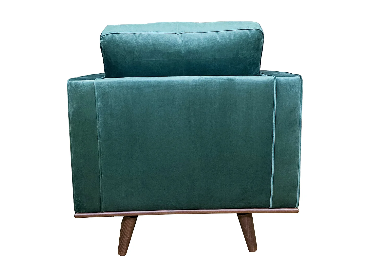 Mike fauteuil en velours vert